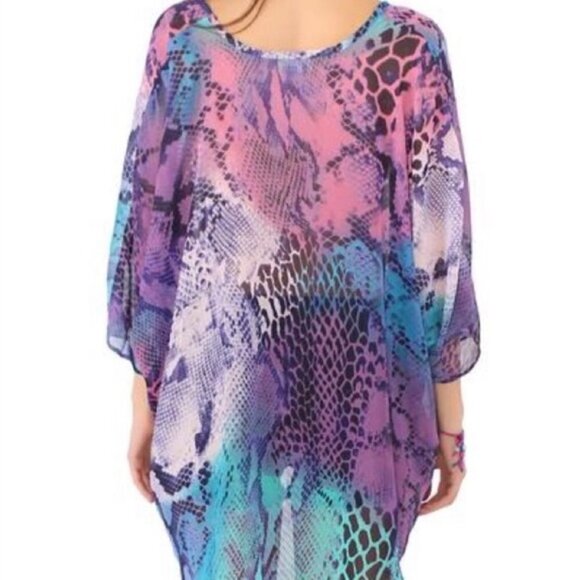 Show Me Your MuMu Shook Tunic Party Snake Top Sz S - Picture 3 of 9